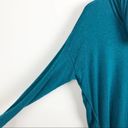 Lou & grey  Teal Blue Cowl Neck Super Soft comfy Light Weight Pullover Sweater S Photo 5