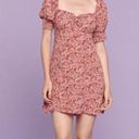 Trixxi  Mauve Floral Print Smocked Dress Photo 4