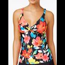 Anne cole  tummy control floral tankini set. New Photo 2