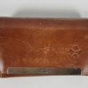 Patricia Nash Vintage  Cametti Womens Wallet Clutch Cognac Brown Leather Trifold Photo 1