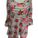 Brooks Bobbie  ladies peplum sleeve handkerchief hem pullover tunic new small Photo 0