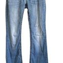 Miss Me  Signature Rise Boot Jeans Women's 30 Blue Rhinestone Western Denim Photo 0