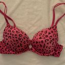 PINK - Victoria's Secret PINK Cheetah Print Push-up Bra Photo 0