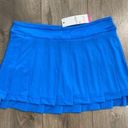 Lucky in Love  Playing in Paradise Hi Low Pleated Skirt Aegean Blue Size Large Photo 0