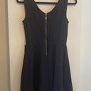 Cynthia Rowley  Black & White Color Block Fit and Flare Dress Size Small Photo 5