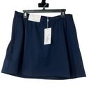 Lady Hagen  16” SIDE PLEAT SKORT NAVY BLAZER BUILT IN SHORT WOMENS SIZE LARGE Photo 0