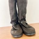 Jimmy Choo  Leather Over The Knee Shearling Trim Boots Brown Women's 37.5 / 7.5 Photo 11