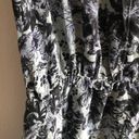 Rebecca Taylor  Dress Silk V Neck Floral Blue Grey White Dress Sz 4 EUC Photo 7