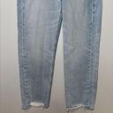 American Eagle Size 6  Light Blue Distressed Highest Rise 90’s Boyfriend Jeans Photo 2