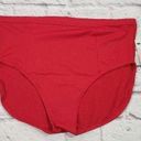 Parker Peyton &  Women's Size XL Full Coverage Red Bikini Swimsuit Bottom Photo 0