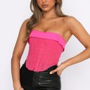 White Fox About Time Bustier Lipstick Pink Size 4 Photo 0