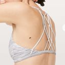 Lululemon  Free To Be Zen Bra - Heathered Gray Photo 1