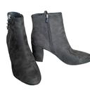 Nine West NEW  ZIPPER BOOT SUEDE GREY Photo 2