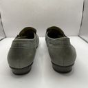 Latigo  Troop Gray Leather Buckle Slip On Oxford Loafer Size 8M Old Money Grandma Photo 2