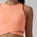 Athleta  Bright Peach Conscious Crop Cut Out Bra A-C Photo 2