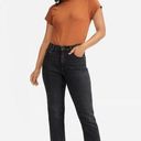 Everlane  The Cheeky Bootcut Jean in Washed Black Size 24 Crop Photo 0