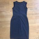 Merona Navy and Grey Striped Dress Photo 1