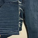 Reformation MacGraw Flare Jeans in Mesa Stripe Raw Hem Size 30 Photo 3