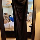 Zaful Satin Spaghetti Straps Cowl Neck Sexy Ruched Cocktail Midi Dress 8 Photo 1