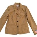 Isaac Mizrahi  for Target Tan Button Front Flap Pockets Blazer Jacket Size 12 NEW Photo 4