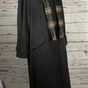 London Fog  long charcoal gray coat with scarf size 22 W Photo 9