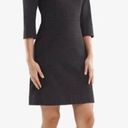 MM.LaFleur  Women's Lena Textured Ponte Dress Charcoal Gray Photo 0