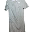 Roolee  Grey White Plaid Shift Dress NWT Sz. S Photo 0