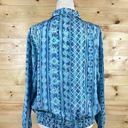 Vintage Teddi Women’s Geometric Print Zip Photo 11