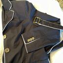 Jones New York Trench Coat Navy Blue Photo 2