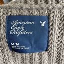 American Eagle  Y2K Cable Knit Sweater Vest Sz M Chunky Wool Boho Hippie Granola‍ Photo 4