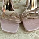 Badgley Mischka  Urbana Heeled Embellished Sandals in Blush Pink Photo 3