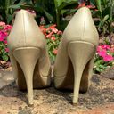 Apt. 9  Gold/Cream Colored Platform Stilettos - Size 6 Photo 6