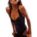 HAH x FREE PEOPLE One Pcs Swimsuit Sz L Black Fairy Resort Y2K Coquette L NWT Size L Photo 1