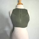 Z By Zella Olive Army Green Workout Yoga Sports Bra Photo 3