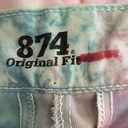 Dickies  Womens Tie Dye Custom Pants Size 28x27 Streetwear Reworked Festival Y2K Photo 8