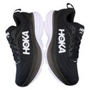 Hoka ONE ONE Bondi 8 Black White BWHT Run Walking Comfort Sneaker Womens 8.5B Photo 8