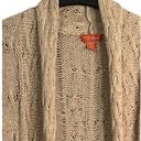 Tommy Bahama  Sweater Womens Size XS Beige Cardigan Open Long Sleeve Boho Relax Photo 3