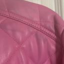 Good American  Bomber Faux LeatherJacket size 0 with flaws Photo 7