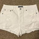 Aeropostale  White Vintage High Rise Jean Shorts Photo 0