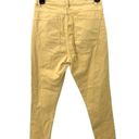 Capulet  Imogen Cropped Pant Jeans in Custard Size XS Yellow Button Fly Jeans Photo 1