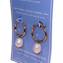 Ettika  • CHARGED • Removable Pearl Huggies Hoops Photo 1