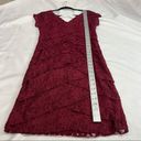 Scarlett  Burgundy Lace Bodycon Dress Photo 7