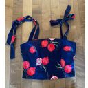 Modcloth NWT  x Collectif Peace, Love, and Pomegranates Navy Blue Tank Top size 6 Photo 5