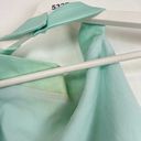 Elliatt  Camo Asymmetric Satin Cocktail Dress in Seafoam Size Large Photo 8