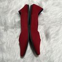 Rothy's  Red Flats The Point Knit BalletSize 8.5. B74 Photo 4