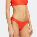 Mara Hoffman NEW  Kay Low Rise Bikini Bottom, Orange, Large Photo 2