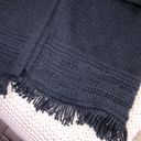 Artisan NY  navy blue fringe sweater cardigan NWT Photo 5