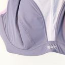 Panache  Sport Bra Gray Purple 38DD Underwire J Hook Racerback Hi Impact Photo 2