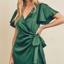 Dress Forum Satin Wrap Dress Photo 0