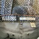 DKNY  Jeans Jeggings Skinny Black Gray Patterned Mid Rise Women’s Size 4 Photo 3